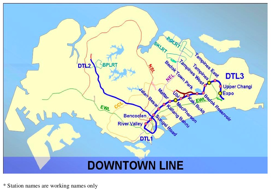 Details of the eastern section of the Downtown Line revealed ...